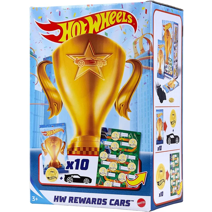 Hot Wheels GWN97 - Geschenkset mit 10 Die-Cast-Fahrzeugen im Maßstab 1:64, Spielzeug für Kinder ab 3 Jahren, zufällige Auswahl – Bild 7