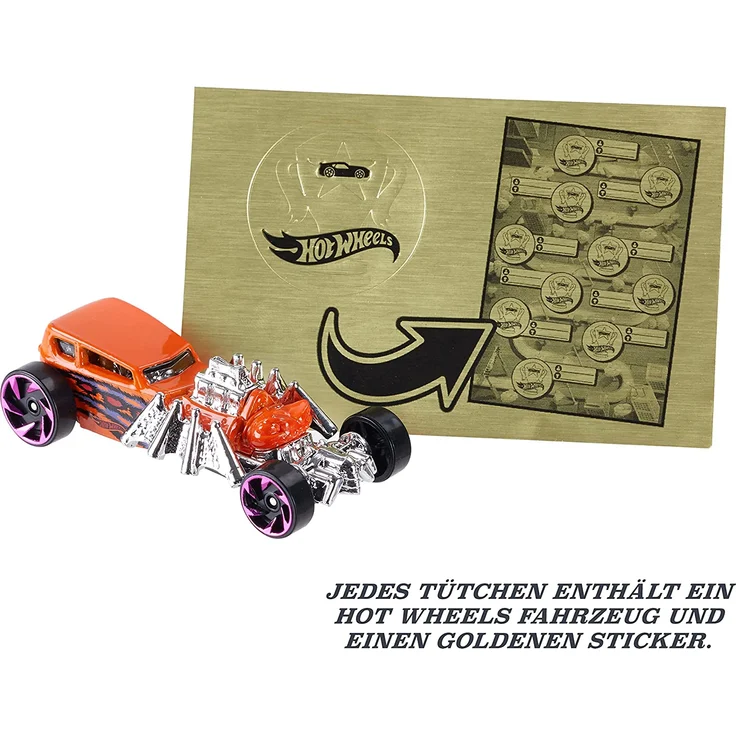 Hot Wheels GWN97 - Geschenkset mit 10 Die-Cast-Fahrzeugen im Maßstab 1:64, Spielzeug für Kinder ab 3 Jahren, zufällige Auswahl – Bild 5