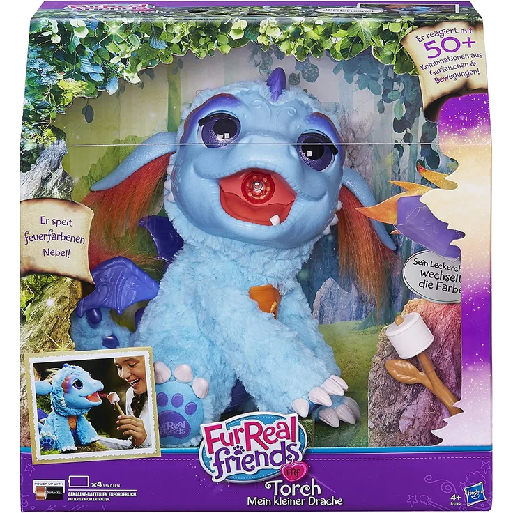 Hasbro FurReal Friends B5142100 - Torch, Mein Kleiner Drache, elektronisches Haustier