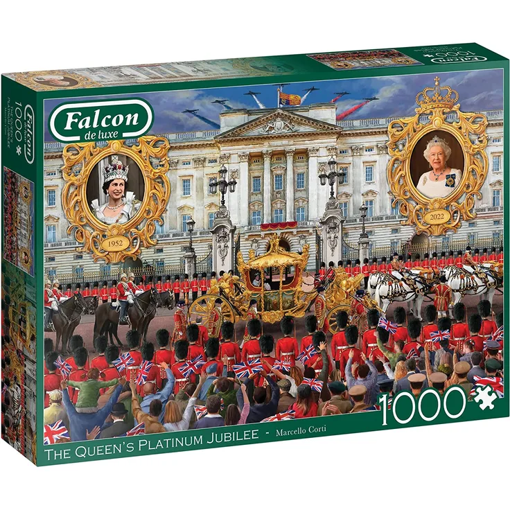 Falcon 11371 The Queens Platinum Jubilee 1000 Teile Puzzle