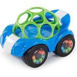 Bright Starts, Oball Spielzeugauto mit Rassel, blau-grün