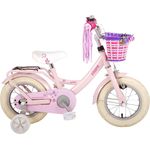 Volare Ashley Kinderfahrrad - Mädchen - 12 Zoll - Rosa - 95% zusammengebaut