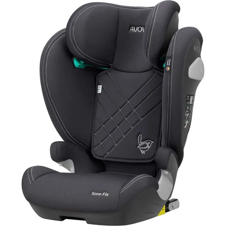 Avova Sora Fix Koala Grey Kindersitz 100-150cm Made in Germany mit Memoryschaum – Bild 1