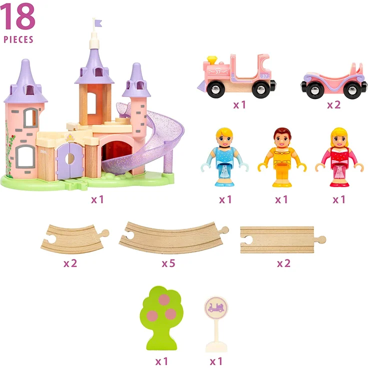 BRIO Disney Princess 'Traumschloss', Eisenbahn-Set, ab 3 Jahren - Preisvergleich – Bild 3