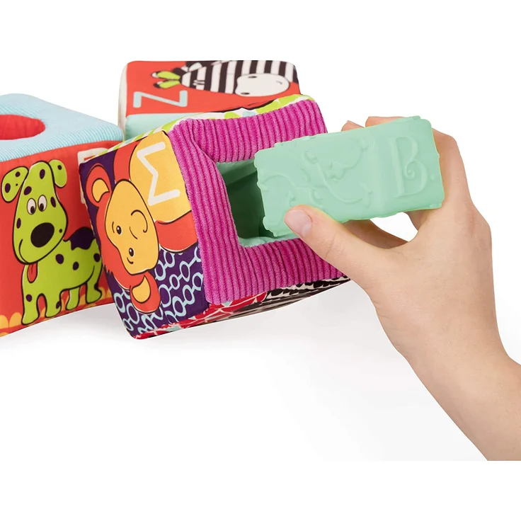 B. ABC Soft-Bauklötze mit Tiermotiven – Bild 6