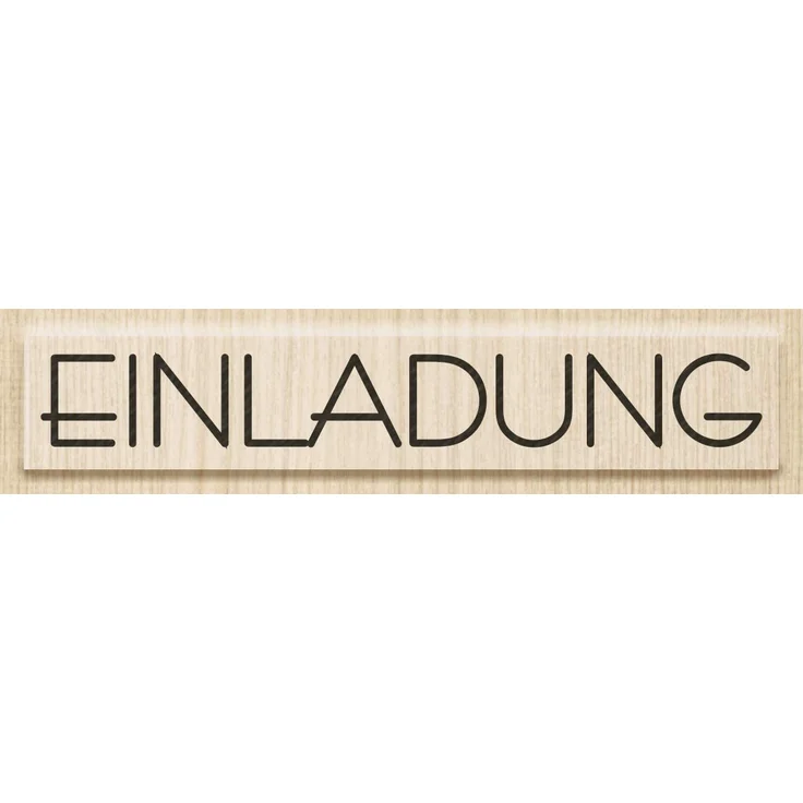 Knorr Prandell 211800330 Knorr prandell 211800330 Stempel aus Holz (Einladung) Motivgröße 9 x 1,3 cm, Motiv: Einladung – Bild 5