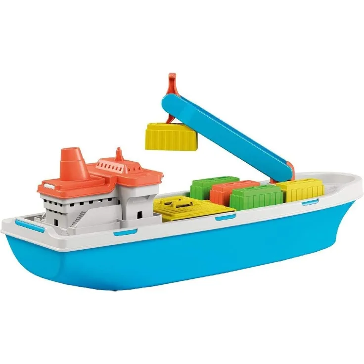Containerschiff mit 5 Containern - ca. 40 cm