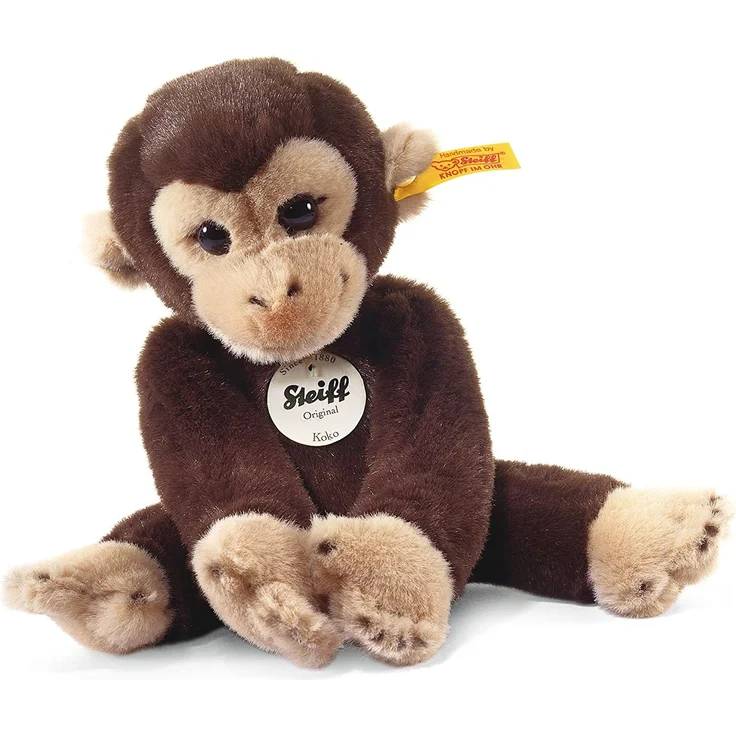 Steiff 280122 Koko 25 braun AFFE, Dunkelbraun – Bild 1