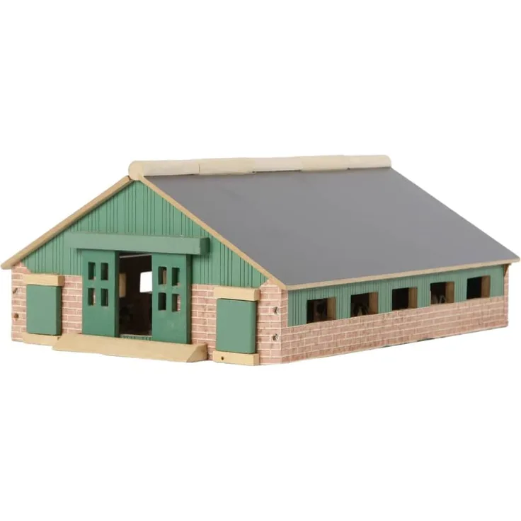 Van Manen 610492 - Bauernhof / Kuhstall 1:87 24x30 cm Holzbau (ohne Zubehör)