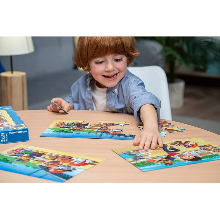 Ravensburger Puzzle Kinder Heldenhafte Hunde, Für Kinder Ab 4 Jahren, Zwei Motive, 2 x 24 Teile – Bild 5