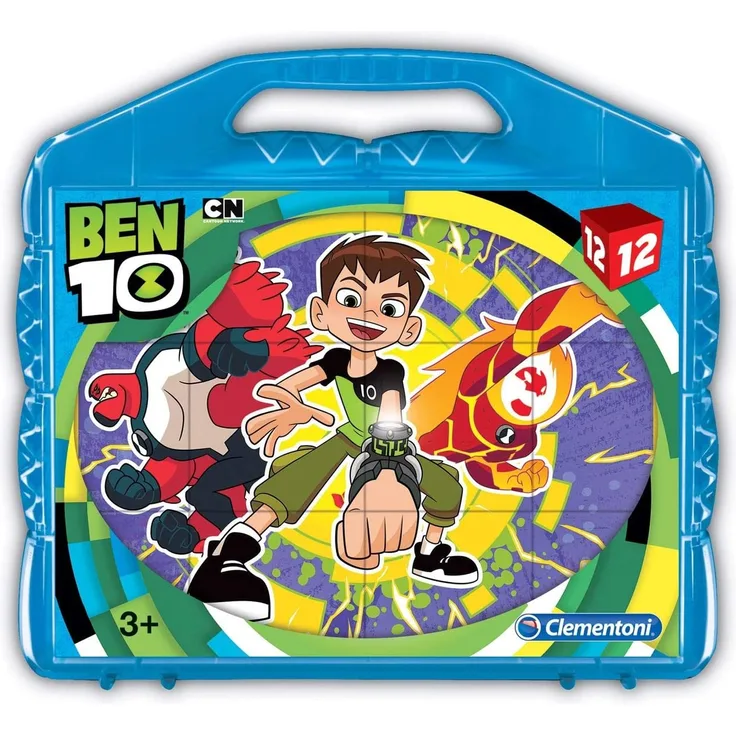 Clementoni 41188" Ben 10-Baby Würfelpuzzle, 12 Teile