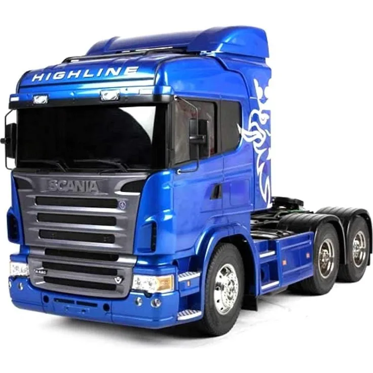 TAMIYA 300056327 1:14 RC Scania R620 6x4 Highl. blau lack.