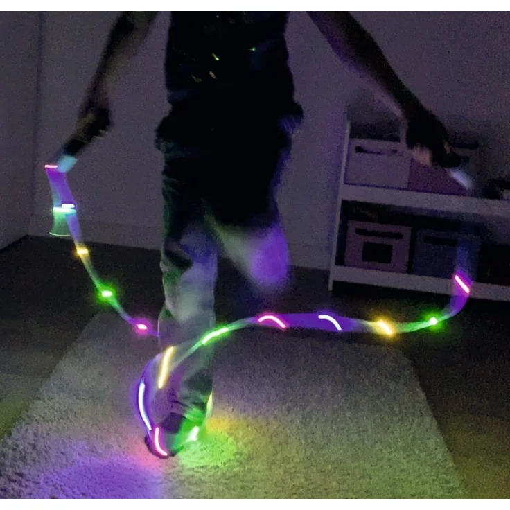 Leuchtendes Springseil, mit Zählerfunktion, max. Länge 280 cm, von moses – Bild 3