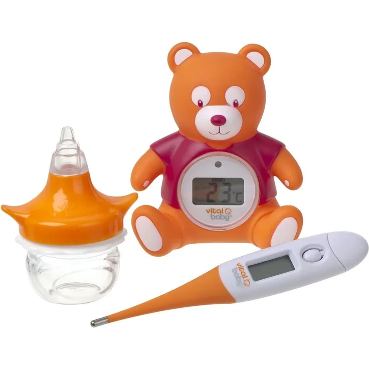 Vital Baby Hygiene- und Gesundheitsset mit Raumthermometer, Nasenaspirator und Thermometer - Preisvergleich
