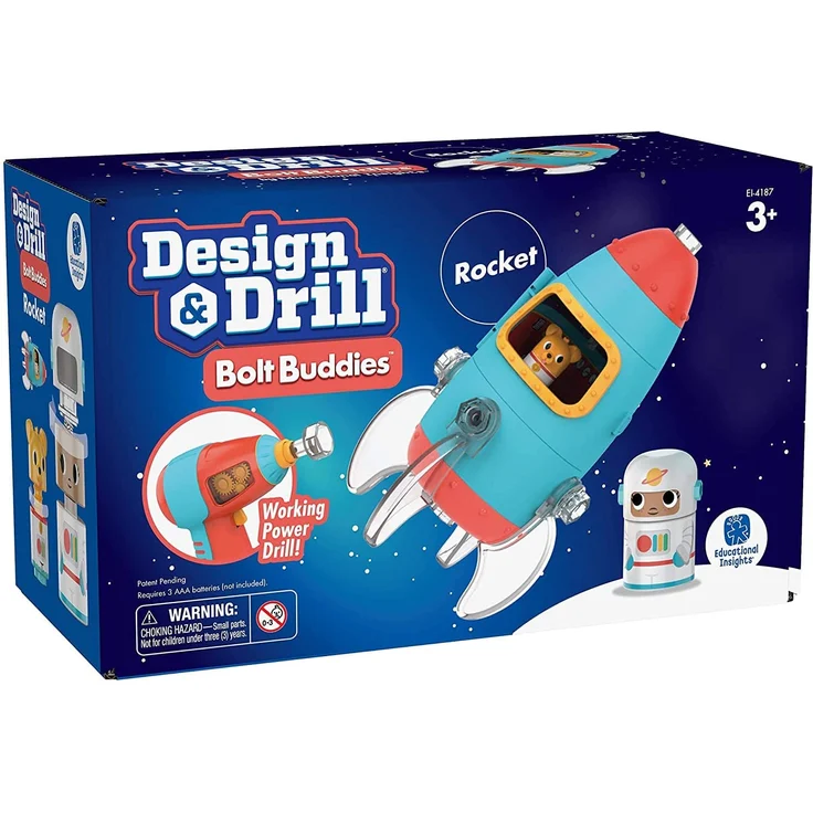 Learning Resources 4187 Design u. Drill Schrauberkumpel – Rakete – Bild 7
