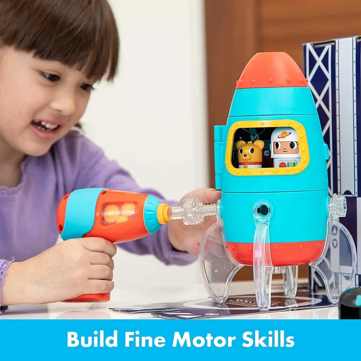 Learning Resources 4187 Design u. Drill Schrauberkumpel – Rakete – Bild 2