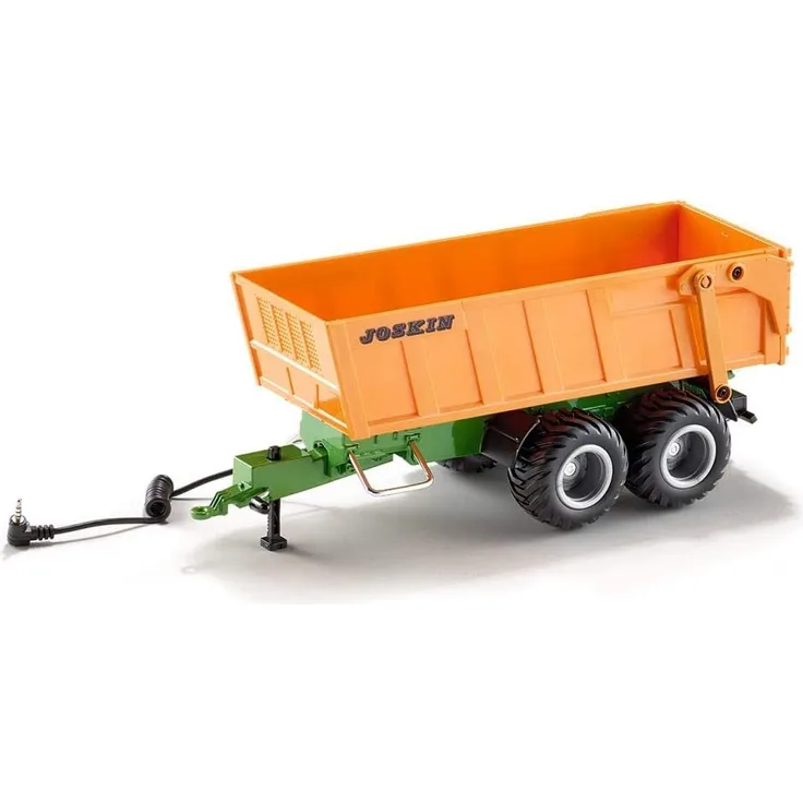 SIKU 6780, Tandem-Achs-Anhänger, 1:32, Fernsteuerbar, Für SIKU CONTROL Fahrzeuge mit Anhängerkupplung, Metall/Kunststoff, Orange