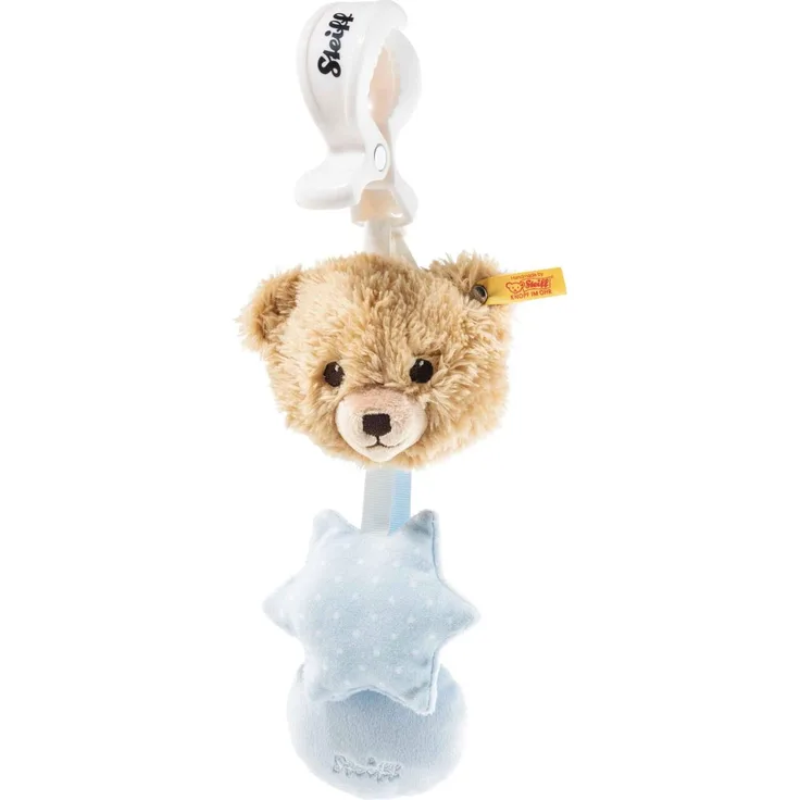 Steiff 240959 Schlaf-gut-Bär Kinderwagenspielzeug, mehrfarbig