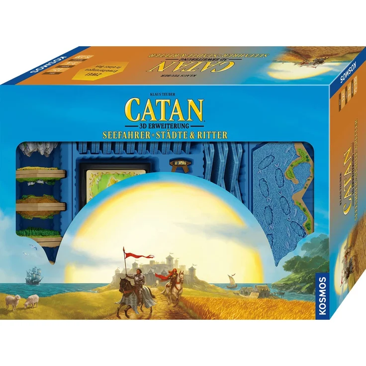 Catan - 3D Edition - Seefahrer und Städte & Ritter (Erw. ) – Bild 1