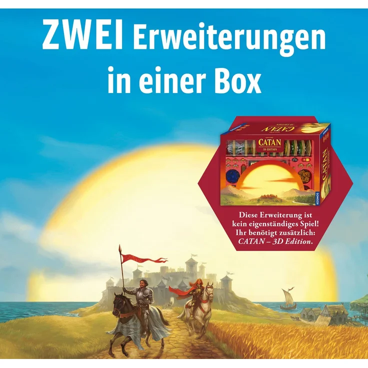Catan - 3D Edition - Seefahrer und Städte & Ritter (Erw. ) – Bild 4