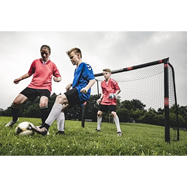 HUDORA 76915, Fußballtor Pro Tect Fußball Tor für Kinder und Erwachsene, Mehrfarbig, 240x160 cm – Bild 2