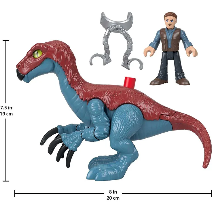 Imaginext - Jurassic World - Therizinosaurus & Owen – Bild 5
