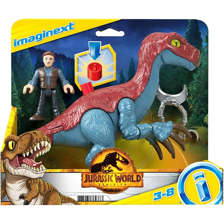 Imaginext - Jurassic World - Therizinosaurus & Owen – Bild 6