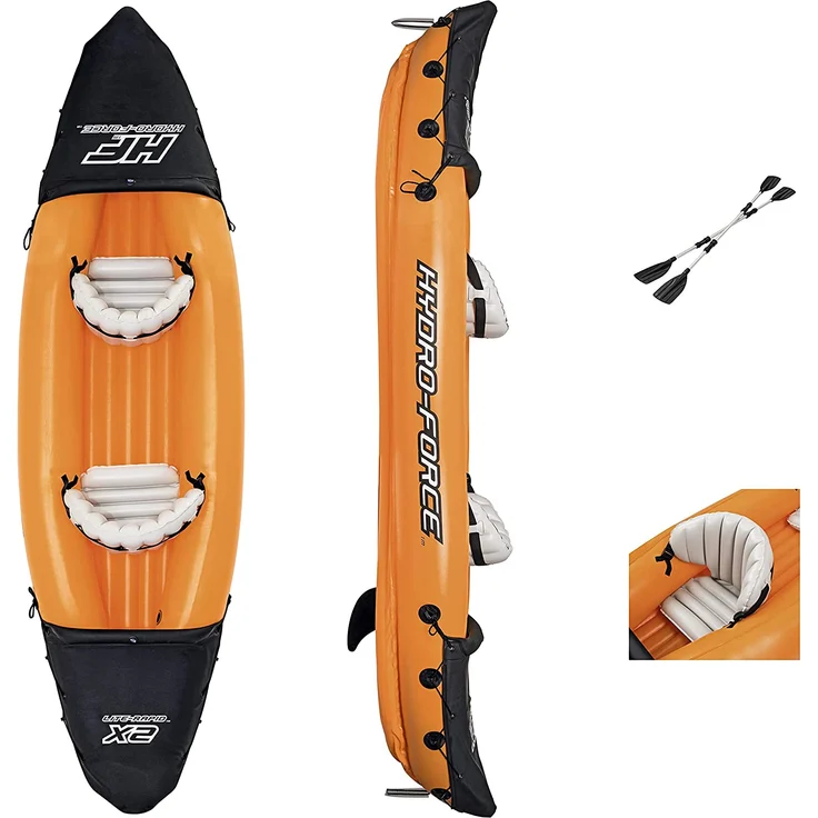 Bestway Hydro-Force Kajak aufblasbar Schlauchboot Boot 321x88x42cm Lite-Rapid X2 – Bild 4