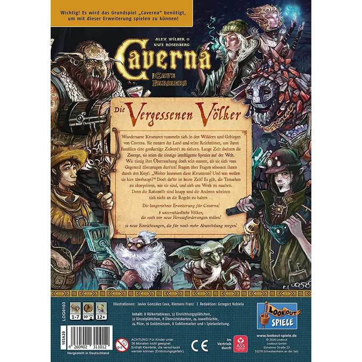Caverna 'Vergessene Völker Erweiterung' Spiel Zubehör – Bild 3