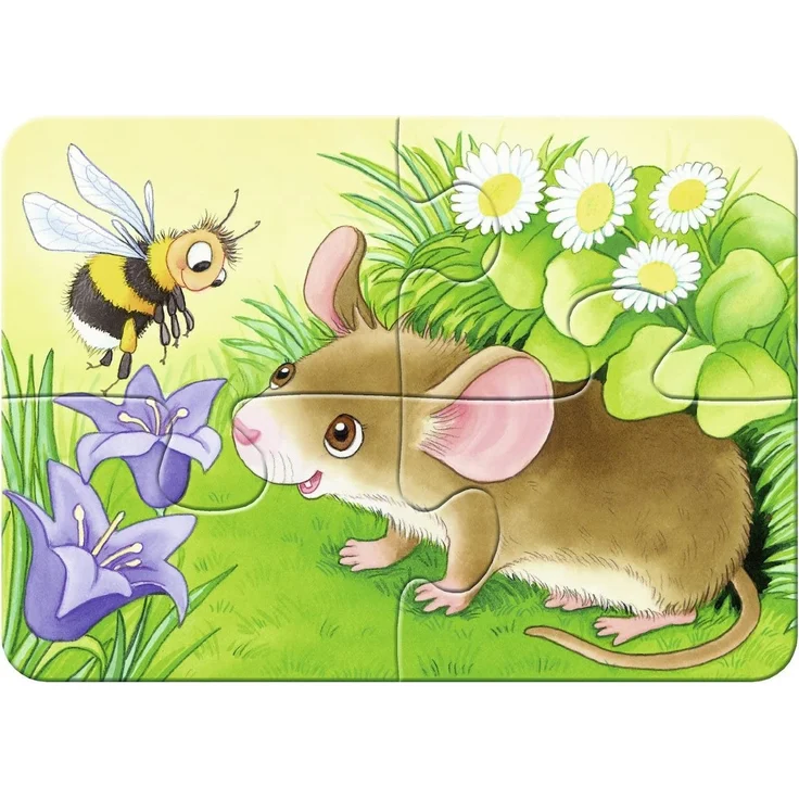 Ravensburger my first Puzzles 2, 4, 6, 8 Teile Süße Gartenbewohner – Bild 3