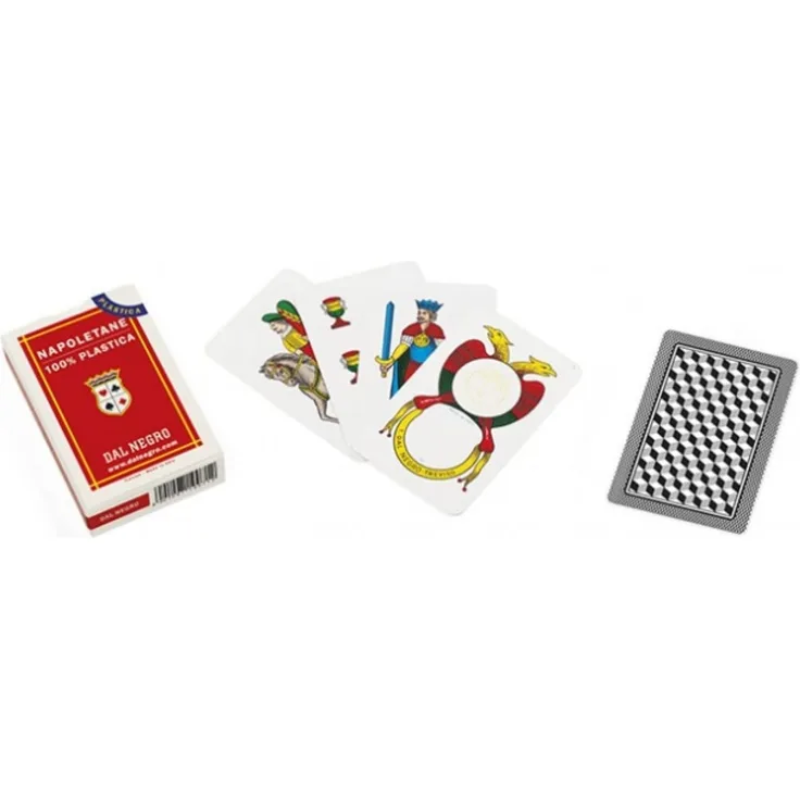 Dal Negro 15002 Napoletane Spielkarten, Mehrfarbig