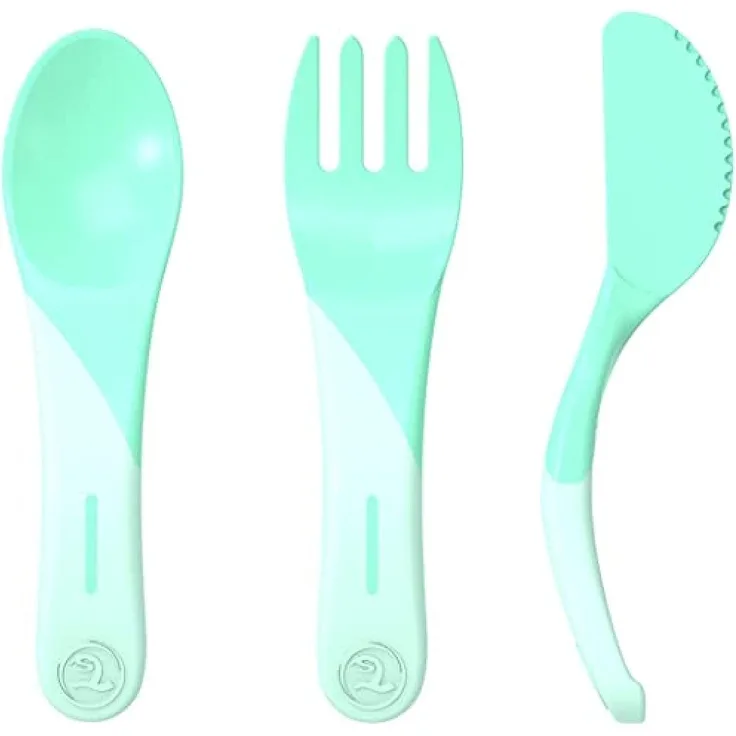 Twistshake Learn Cutlery 6+m (6 Farben) Pastel Green