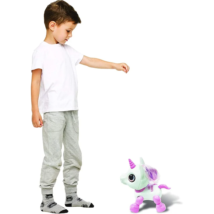 Lexibook ROB02UNI Power Mini-My Little Unicorn Roboter mit Geräuschen, Musik, Lichteffekten, Sprachwiederholungsfunktion und Reaktion auf Geräusche-ROB02UNI – Bild 6