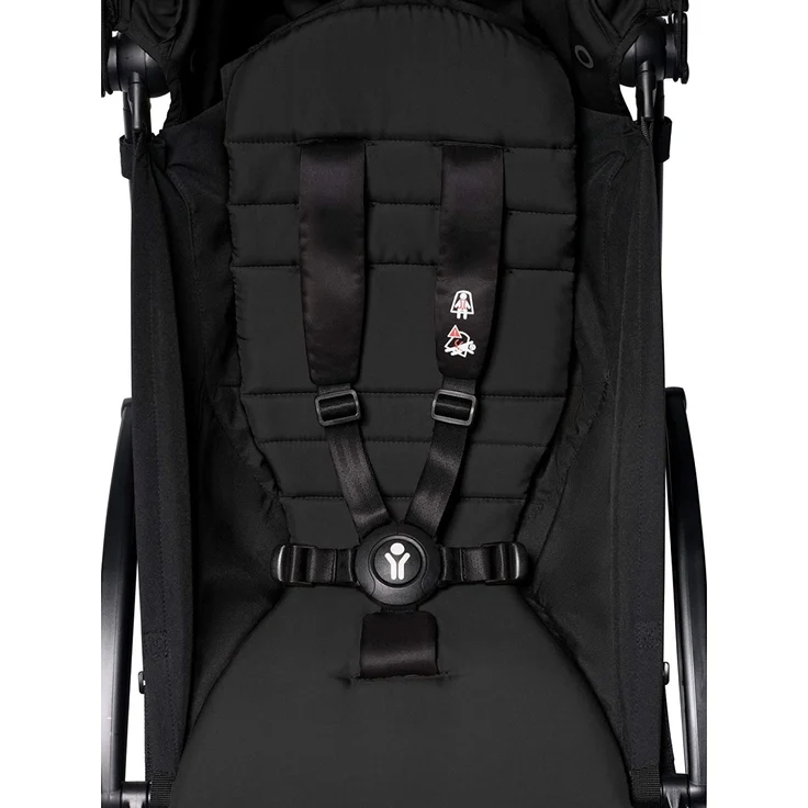 Babyzen 'Yoyo 6+' Textilset, Verdeck und Sitzbezug, ab 6 Monaten, schwarz - Preisvergleich – Bild 8