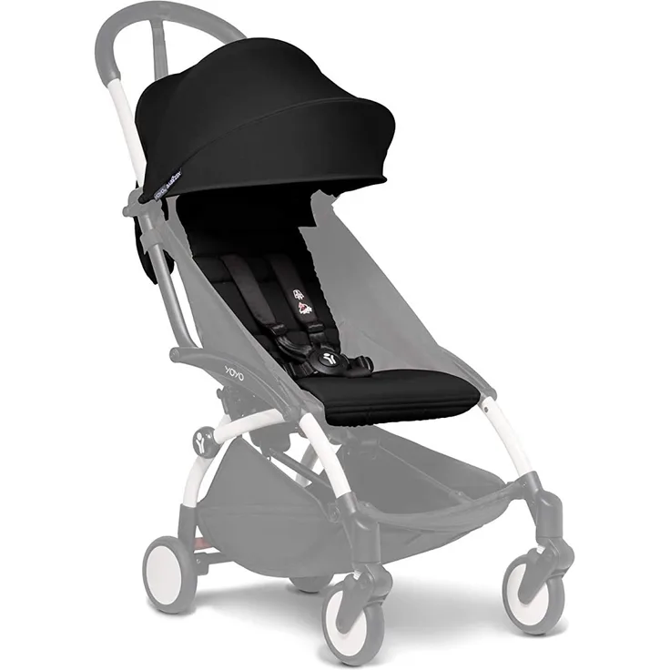 Babyzen 'Yoyo 6+' Textilset, Verdeck und Sitzbezug, ab 6 Monaten, schwarz - Preisvergleich