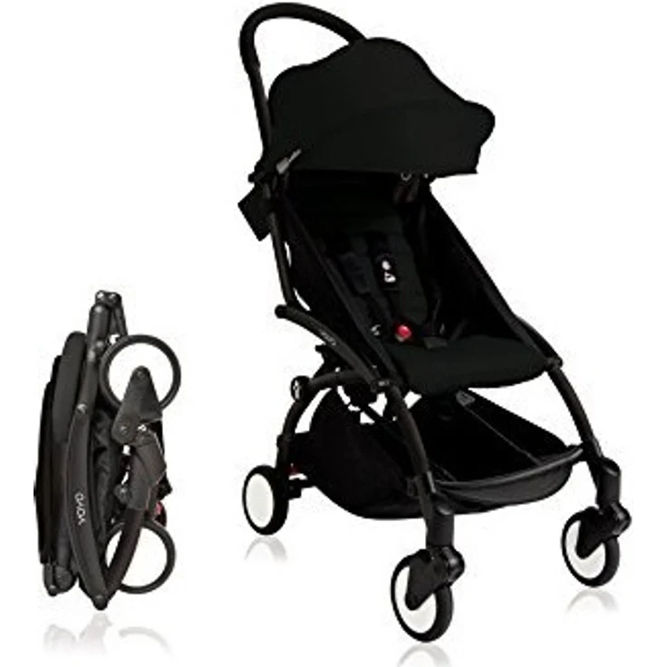 Babyzen 'Yoyo 6+' Textilset, Verdeck und Sitzbezug, ab 6 Monaten, schwarz - Preisvergleich – Bild 7