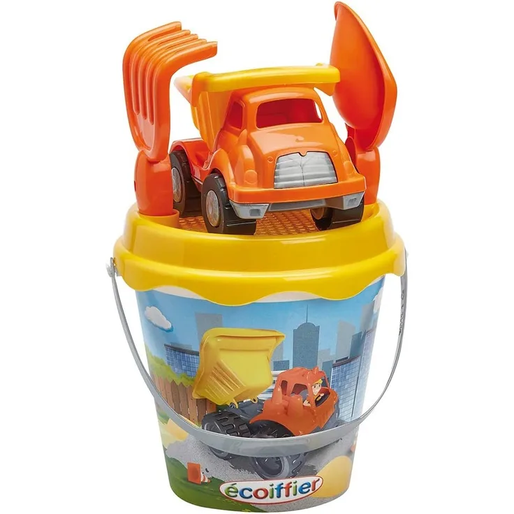 Spielzeug Ecoiffier 736 – Eimer gefüllt LKW Décor TP 17 cm