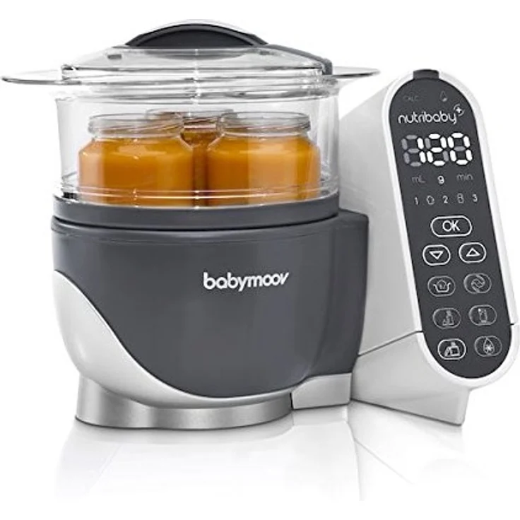 Babymoov 'Nutribaby Plus' Babynahrungszubereiter 5 in 1 Industrial Grey, 2200 ml Fassungsvermögen - Preisvergleich – Bild 6