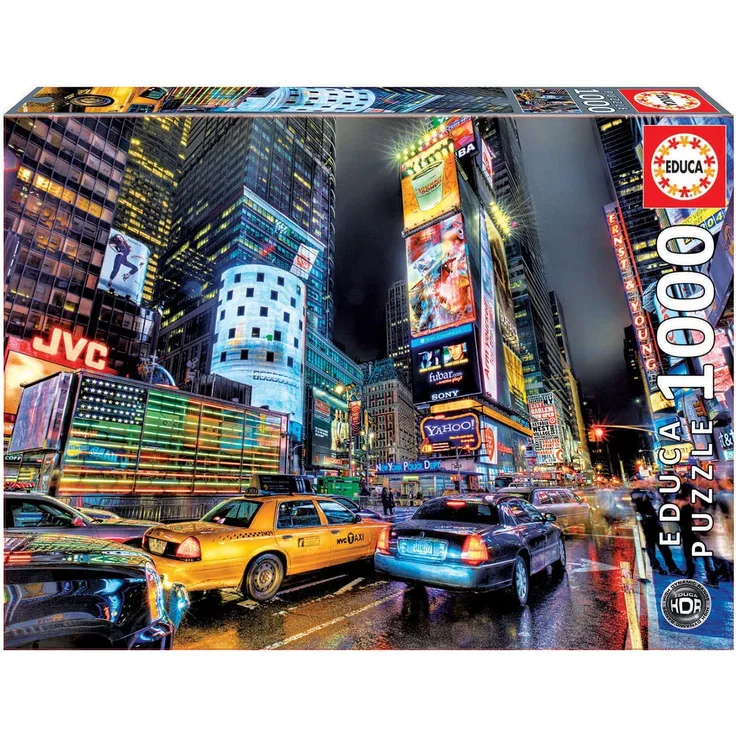 Educa 15525 - 1000 Teile Times Square, New York, HDR - Mehrfarbig