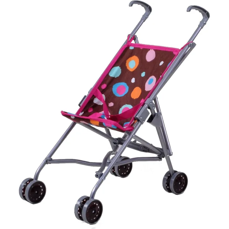 Knorrtoys 12613 - Puppenbuggy Sim - brown splash