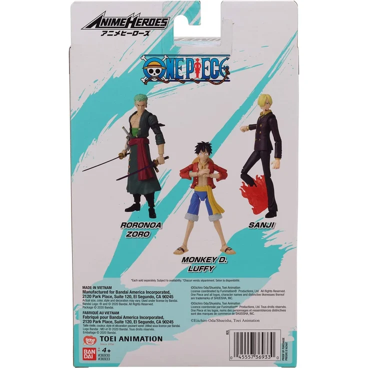 BANDAI One Piece – Anime Heroes Figur 17 cm – Sanji – 36933 – Bild 11