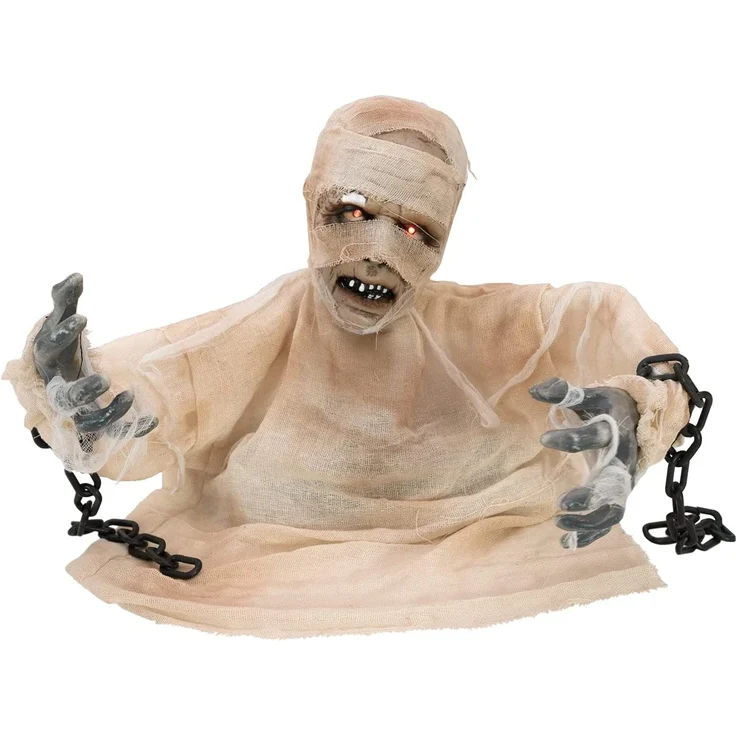 EUROPALMS Halloween Groundbreaker Mumie, animiert 40cm – Bild 3