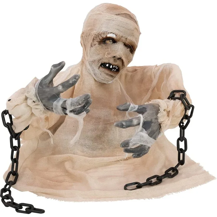 EUROPALMS Halloween Groundbreaker Mumie, animiert 40cm