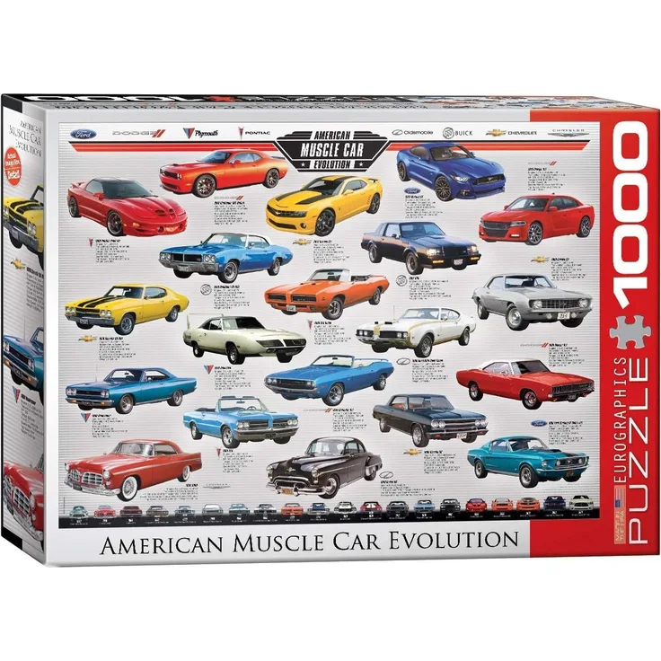 EuroGraphics Puzzle American Muscle Car Evolution