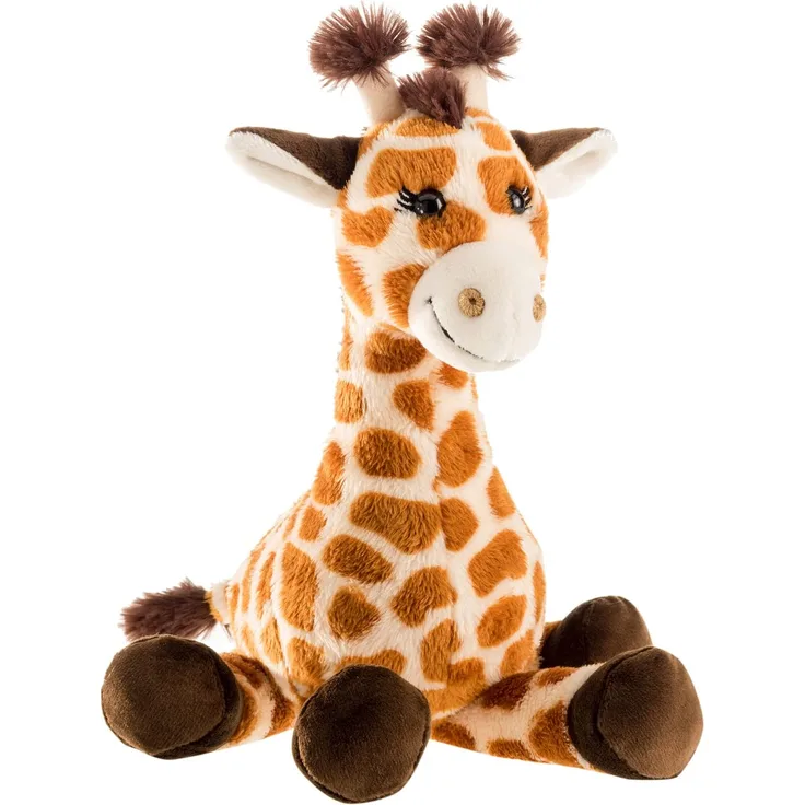 Schaffer 5560 Plüsch-Giraffe Bahati, Braun, XS - 18 cm