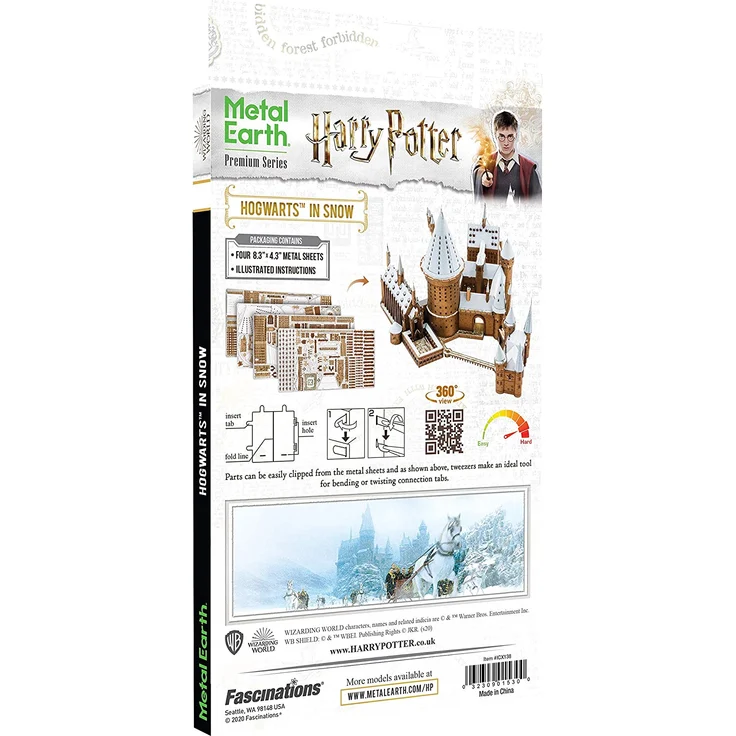 Modellbau Harry Potter: Hogwarts im Schnee 16,9 cm - Preisvergleich – Bild 6