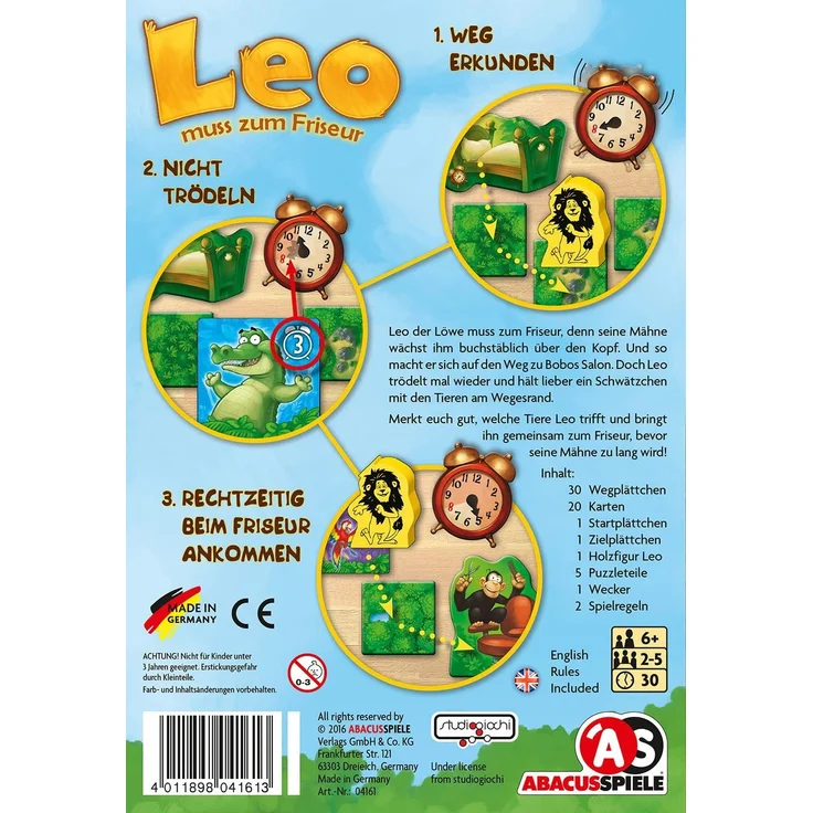 ABACUSSPIELE Leo muss zum Friseur – Bild 2