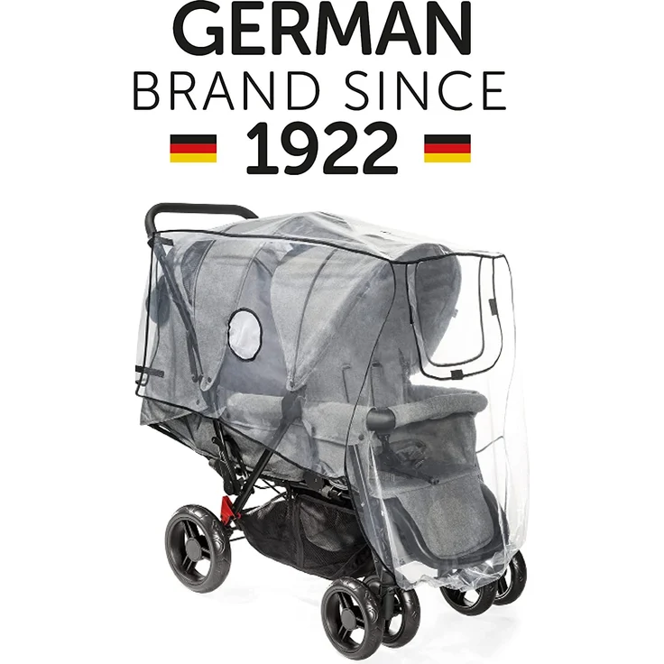 Reer RainCover Duo Regenschutz für Geschwisterwagen – Bild 7