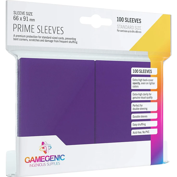 PRIME Sleeves Purple: Prime (66 x 91 mm, 100 Stück) – Bild 1