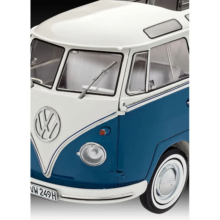 Revell Modellbausatz Auto 1:16 - Volkswagen VW T1 Bulli Samba Bus im Maßstab 1:16, Level 5, originalgetreue Nachbildung mit vielen Details, VW Bus, 07009 – Bild 4